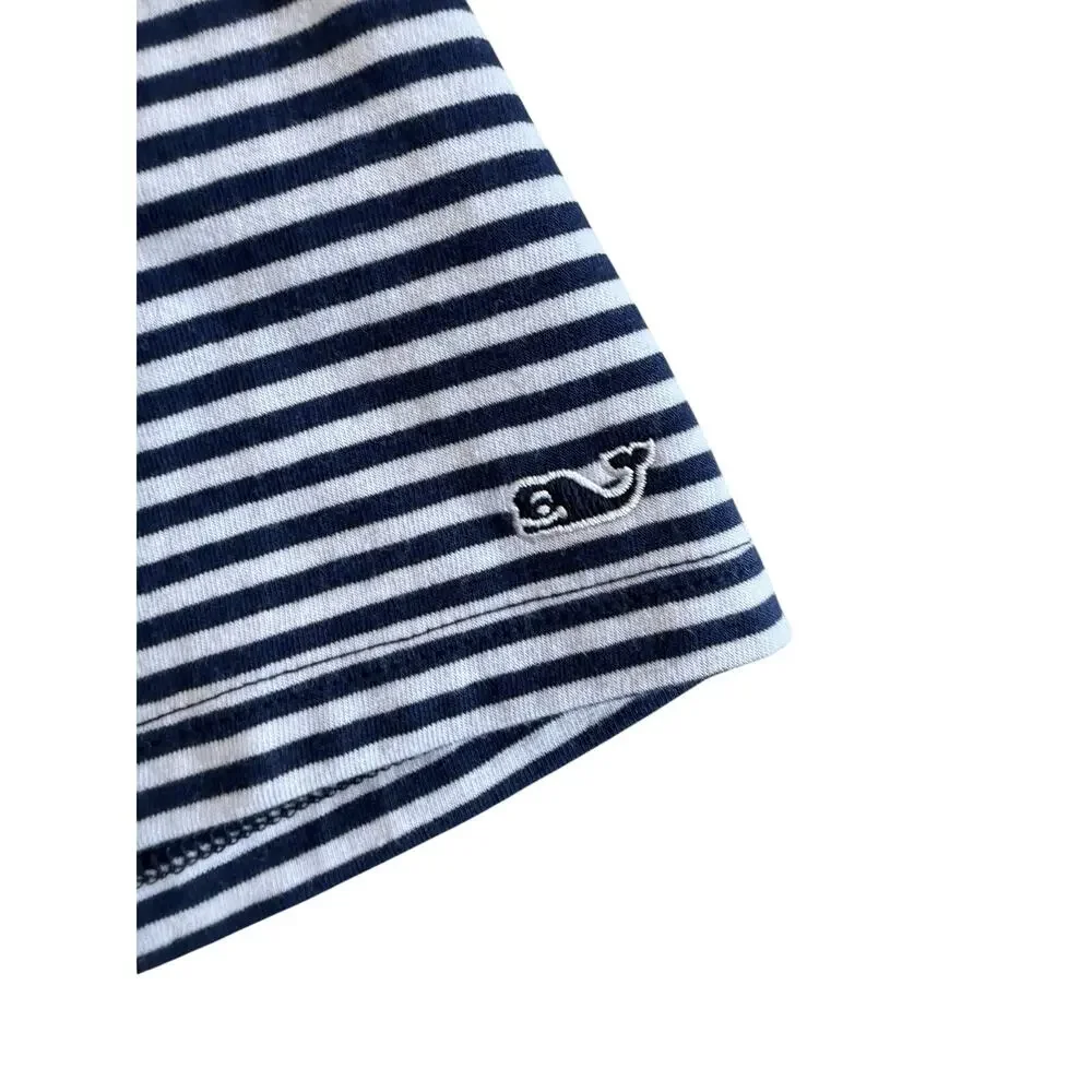 NWT Vineyard Vines Girls Tank Top Size XL Extra Large Blue White Stripe preppy